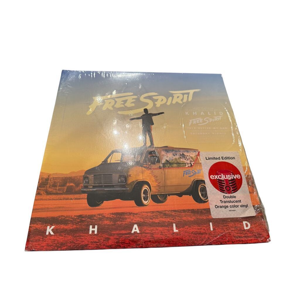 Khalid Free Spirit Translucent Orange 2XLP Vinyl Exclusive Limited Edition - Picture 3 of 4